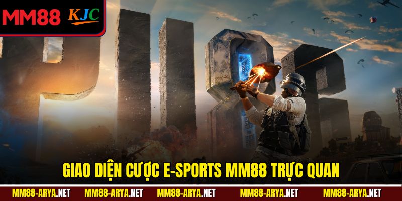 Giao diện cược E-sports MM88 trực quan